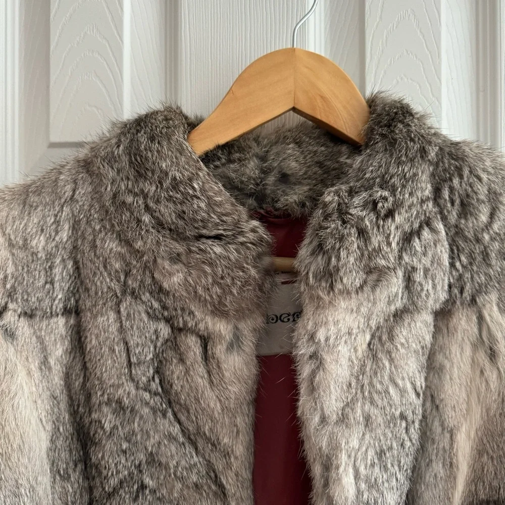 Women’s Rabbit Fur Coat - Picture 4 of 13